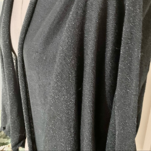 *DONATED* Black Glittery Semi Sheer Cardigan - Picture 4 of 8